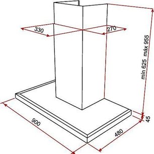 Вытяжка Тека DPS 90 STAINLESS STEEL фото 2 в Краснодаре Вытяжка Teka DPS 90 STAINLESS STEEL фото 2 в Краснодаре